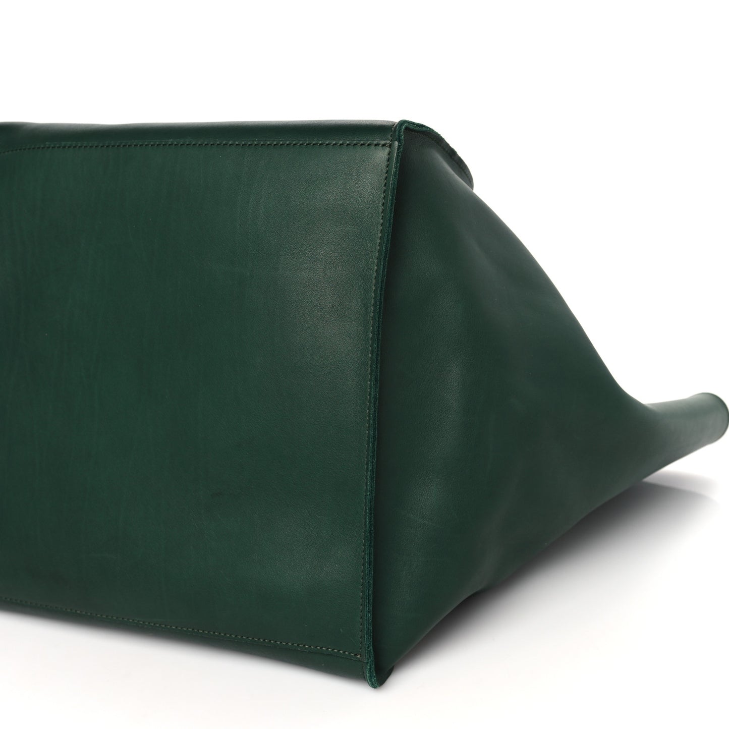 Smooth Calfskin Medium Big Bag Green