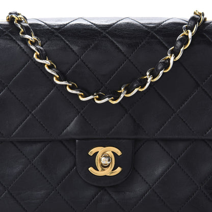 Chanel Lambskin Quilted Mini Square Flap Black 13 of 13