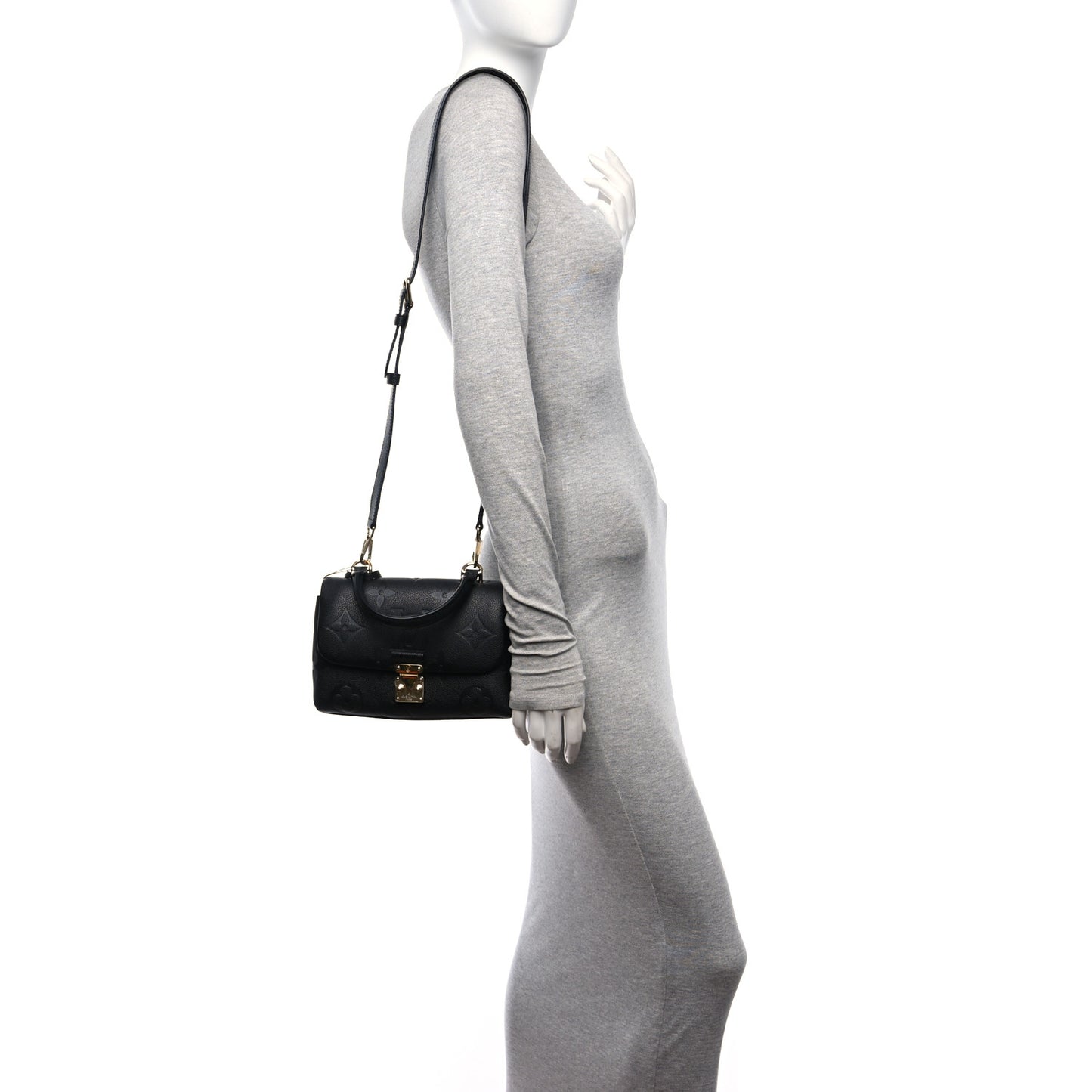 Empreinte Monogram Giant Madeleine BB Black Beige