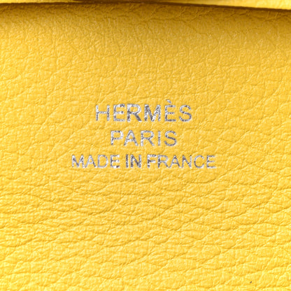 Hermes Evercolor Bastia Coin Purse Jaune De Naples 6 of 8