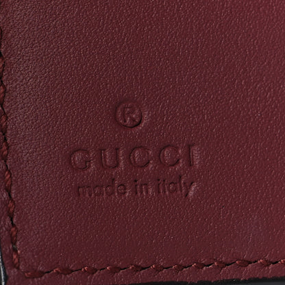 Gucci GG Supreme Monogram Blooms Padlock Wallet Beige Multicolor Dry Rose 7 of 12