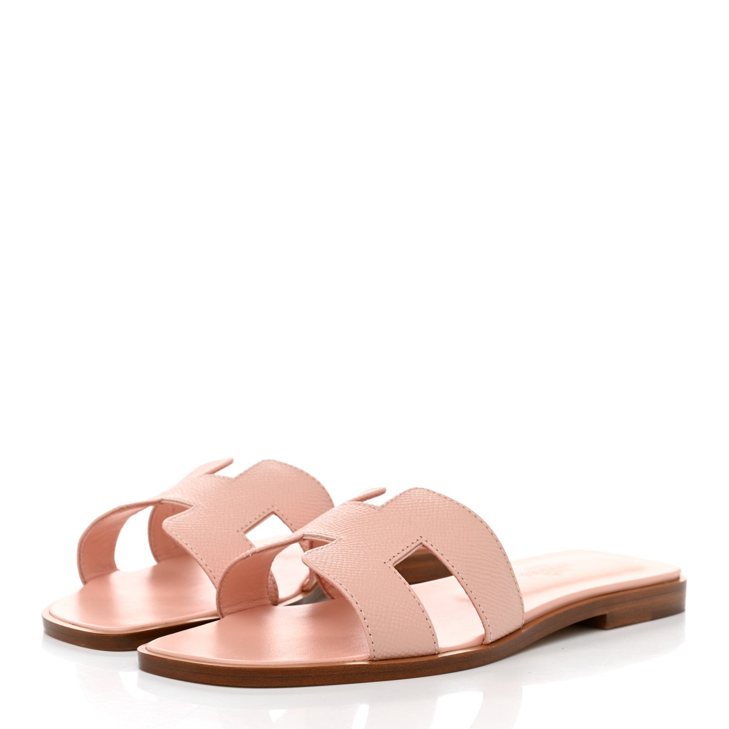 Hermes Epsom Oran Sandals 36 Rose Pale 3 of 9