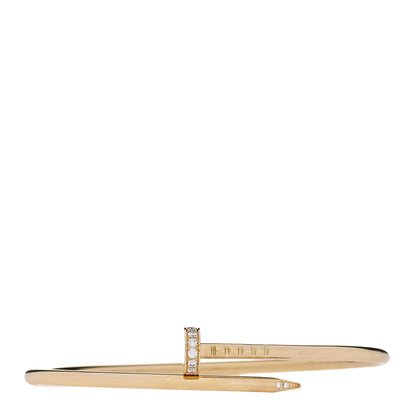 Cartier 18K Yellow Gold Diamond Small Juste Un Clou Bracelet 1 of 5