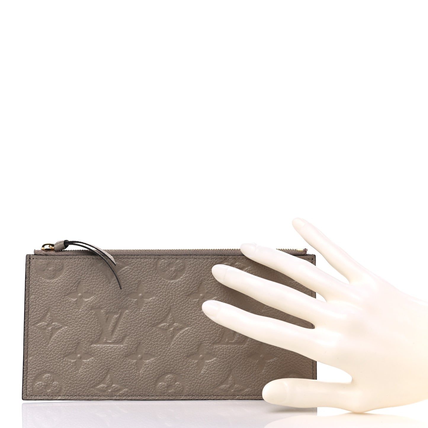 Empreinte Felicie Chain Wallet Zippered Insert Tourterelle