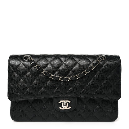 Chanel Caviar Quilted Medium Double Flap Black 1 of 11