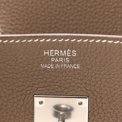 Hermes Togo Birkin 35 Etoupe 6 of 10