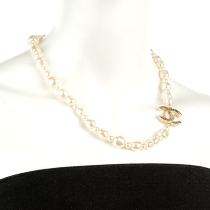 Chanel Graduated Pearl CC Short Necklace Gold 2 of 5