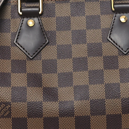 Louis Vuitton Damier Ebene Speedy Bandouliere 25 7 of 10