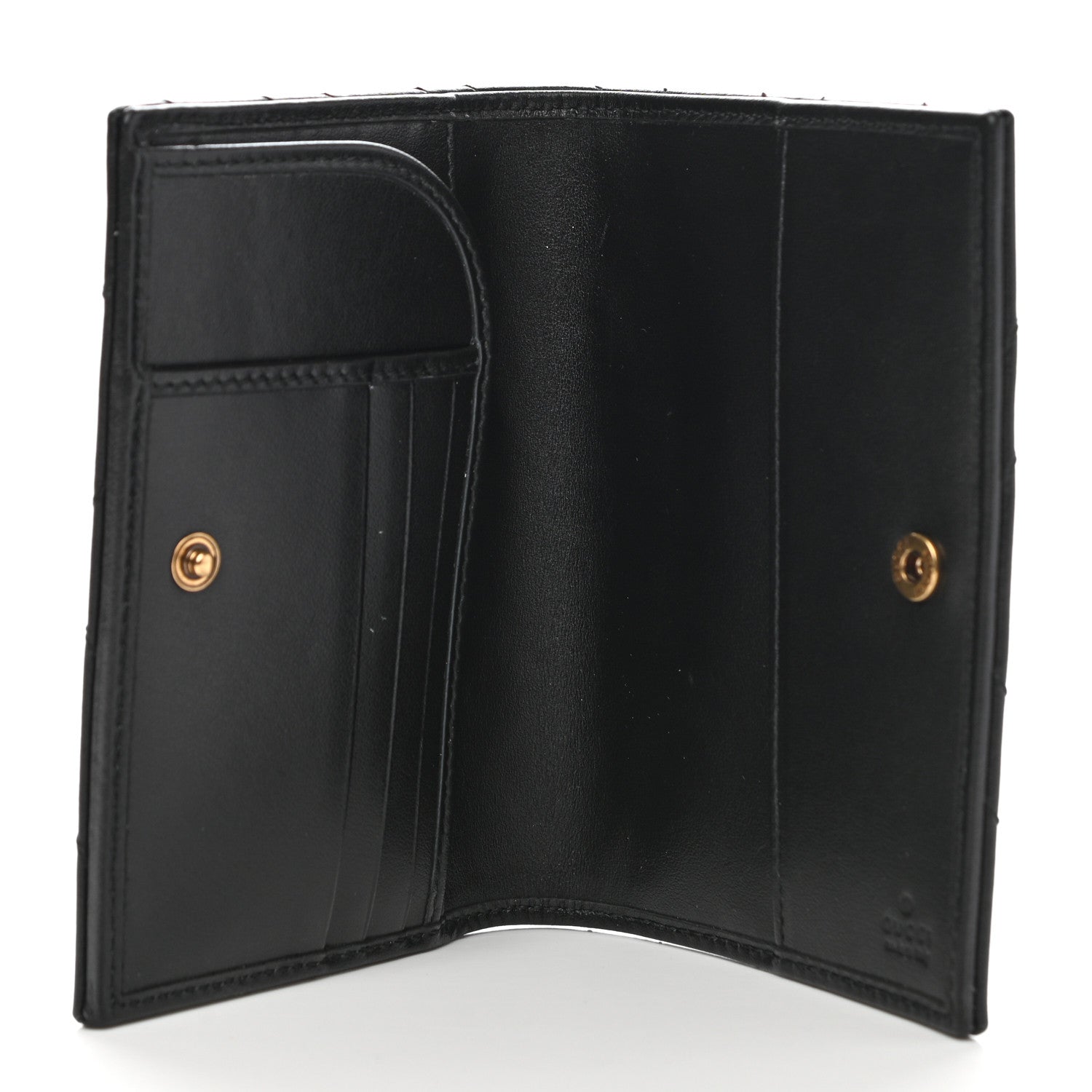 Gucci Calfskin Matelasse GG Marmont Passport Case Black 5 of 7