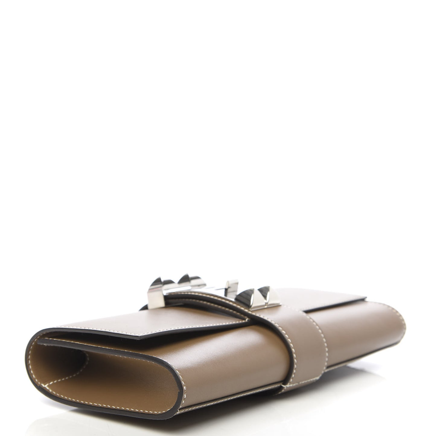 Tadelakt Medor 23 Clutch Etoupe
