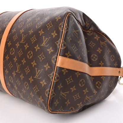 Louis Vuitton Monogram Keepall Bandouliere 55 11 of 18