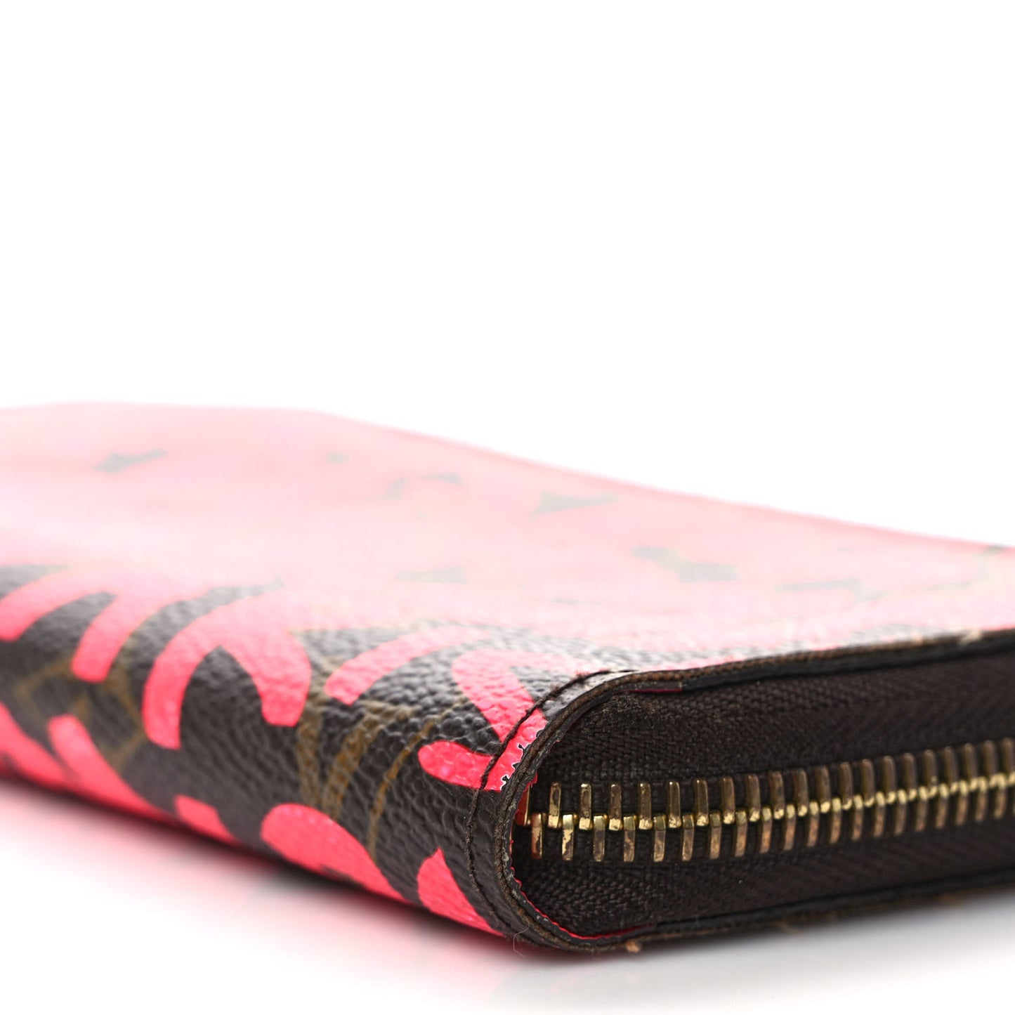 Monogram Graffiti Zippy Wallet Fuchsia