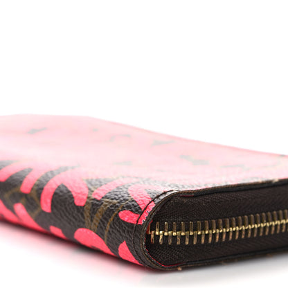 Louis Vuitton Monogram Graffiti Zippy Wallet Fuchsia 8 of 8