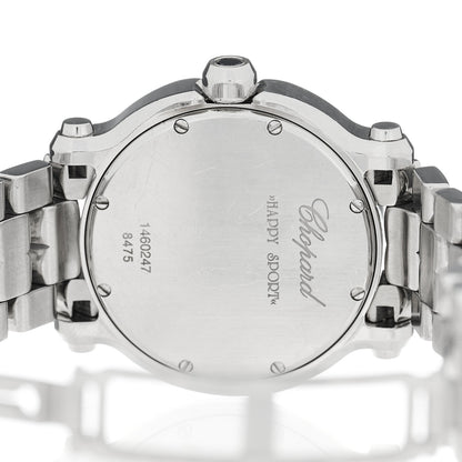 Chopard Stainless Steel 7 Diamond 36mm Happy Sport Quartz Watch 4 of 5