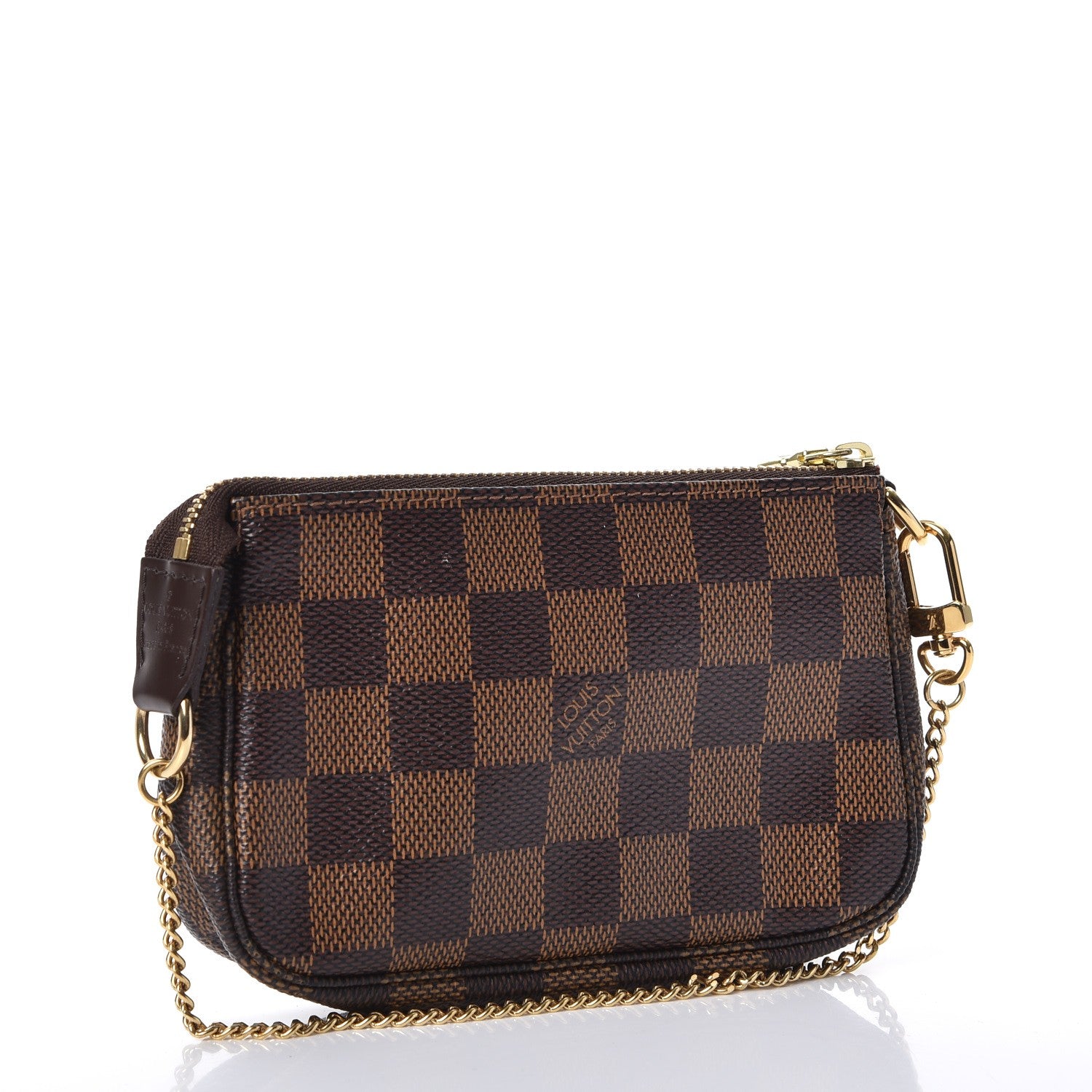 Louis Vuitton Damier Ebene Complice Trunks and Bags Mini Pochette Accessories Red 3 of 8
