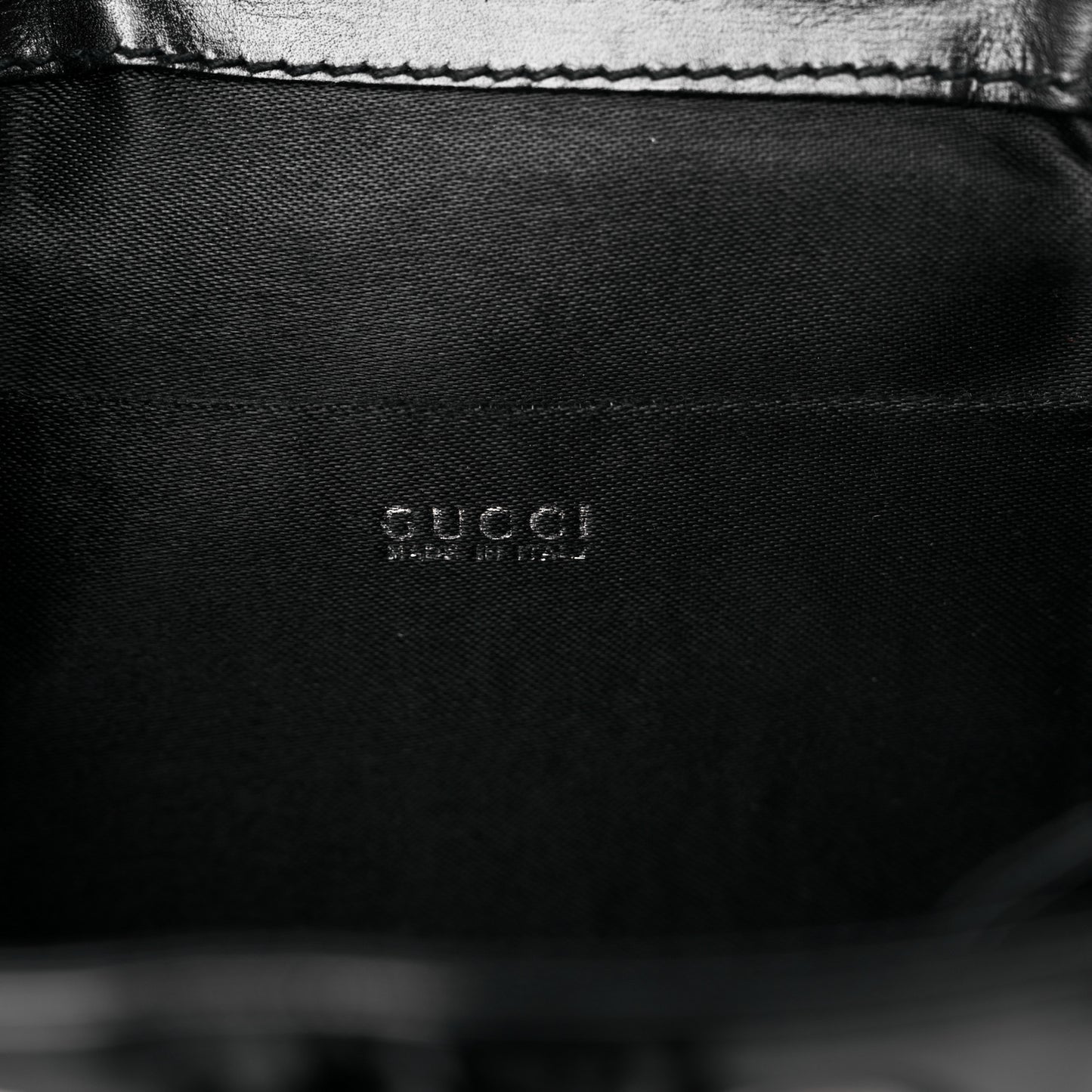 Patent Bamboo Mini Backpack Black