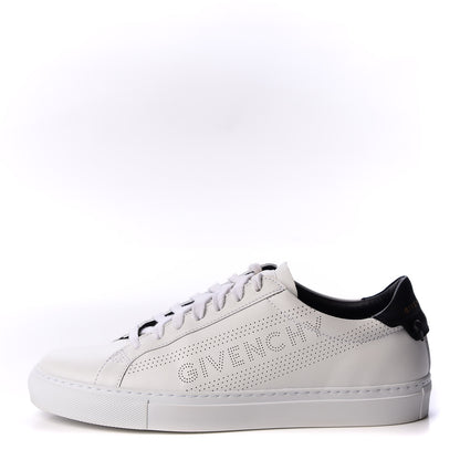 Givenchy Calfskin Perforated Urban Street Sneakers 40 White 1 of 9