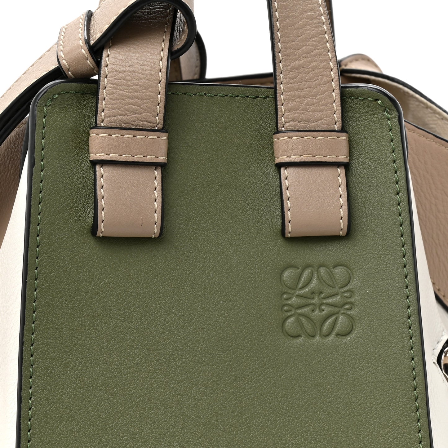 Calfskin Small Hammock Shoulder Bag Avocado Green Sand