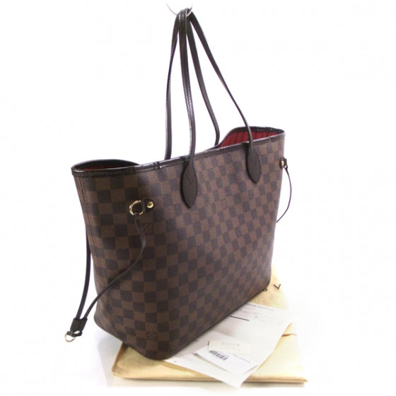Louis Vuitton Damier Ebene Neverfull MM 3 of 9