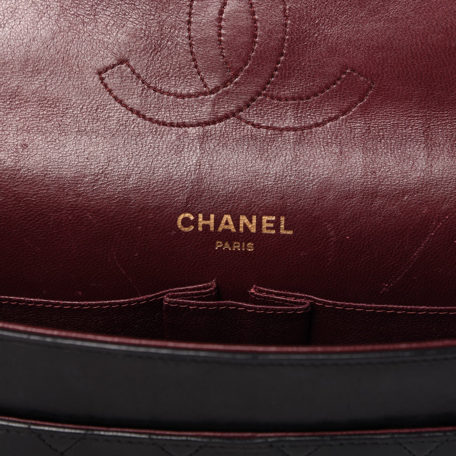 Chanel Lambskin Quilted Medium Double Flap Bijoux Chain Black 8 of 11