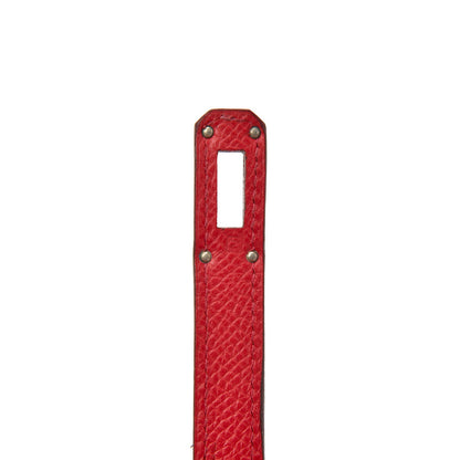 Hermes Epsom Kelly Longue Wallet Rouge Casaque 7 of 7