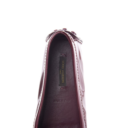 Louis Vuitton Patent Calfskin Oxford Loafers 34 Rouge Fauviste 7 of 10