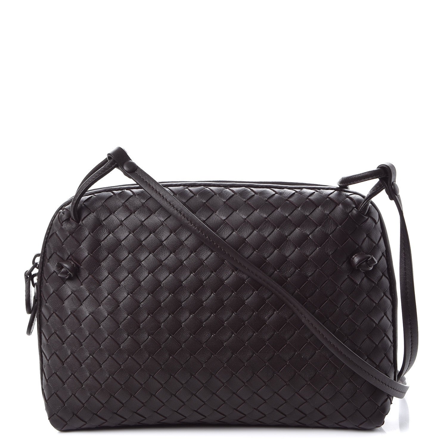 Bottega Veneta Nappa Intrecciato Nodini Bag Ebano 1 of 8