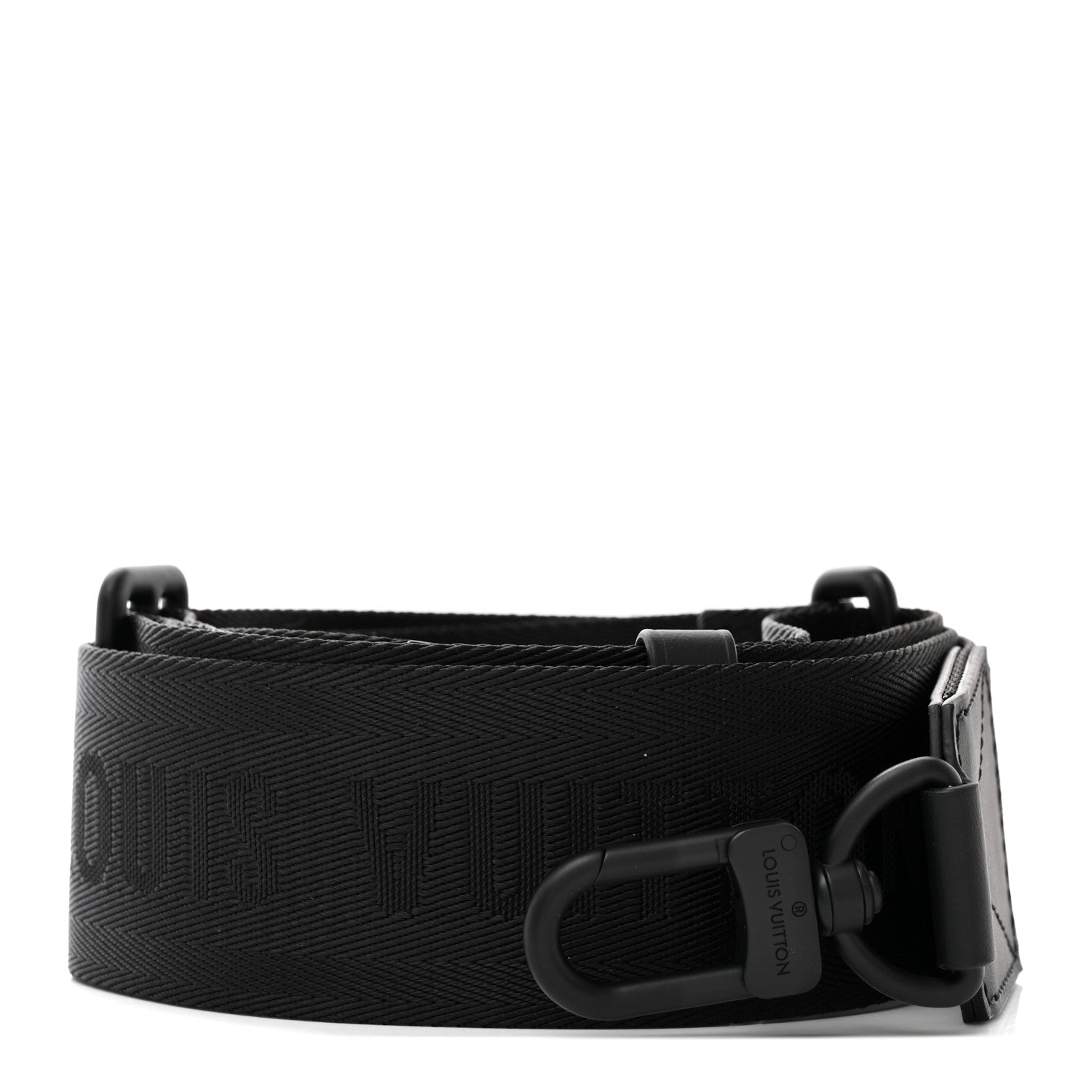 Louis Vuitton Jacquard Aerogram Shoulder Strap Black 1 of 3