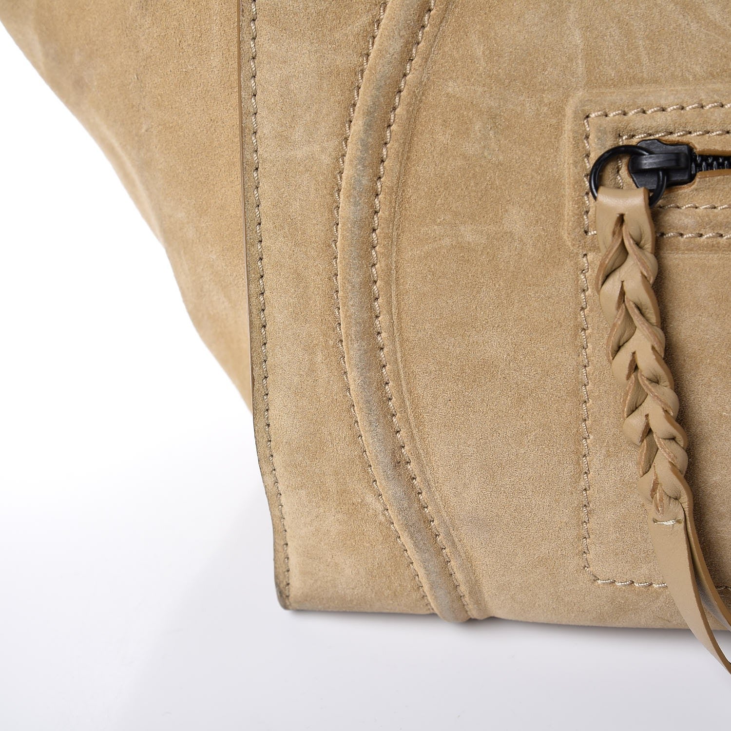 Celine Suede Medium Phantom Luggage Dune 9 of 19