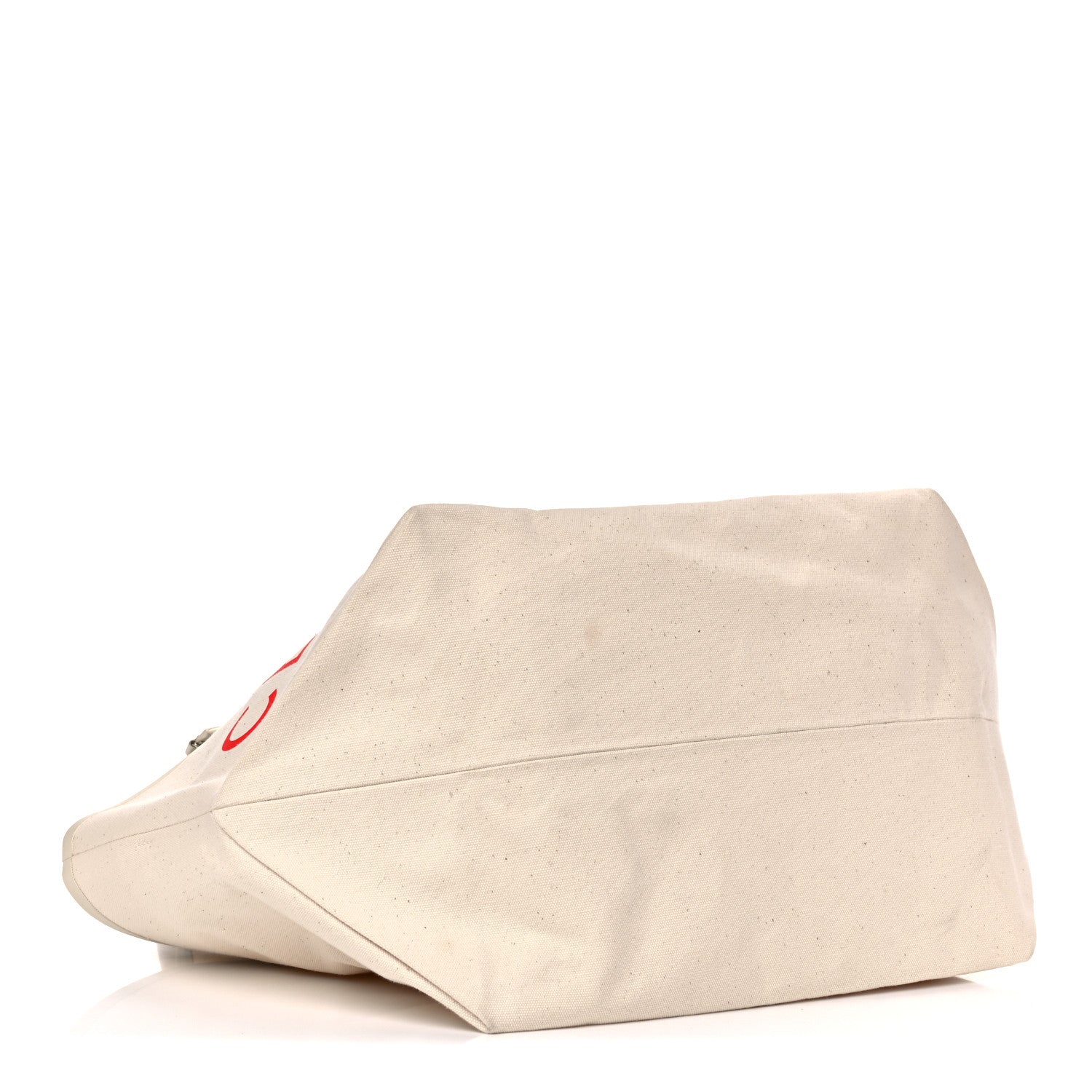 Celine Textile Small Made In Tote Natural Red 5 of 15