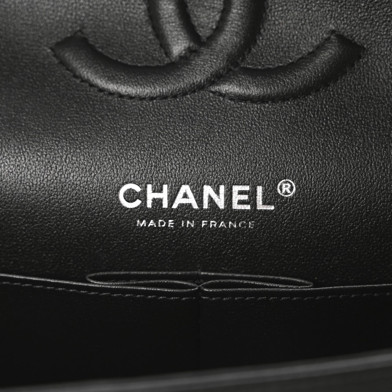 Chanel Lambskin Quilted Medium Double Flap So Black 6 of 10