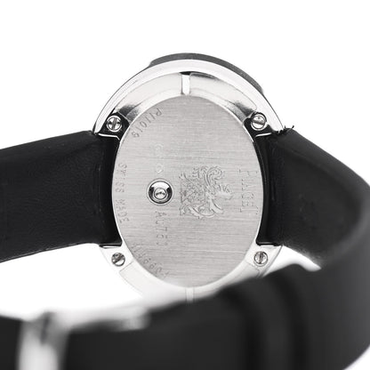 Piaget 18K White Gold Satin Diamond Bezel 28mm Limelight Quartz Watch Black 4 of 5