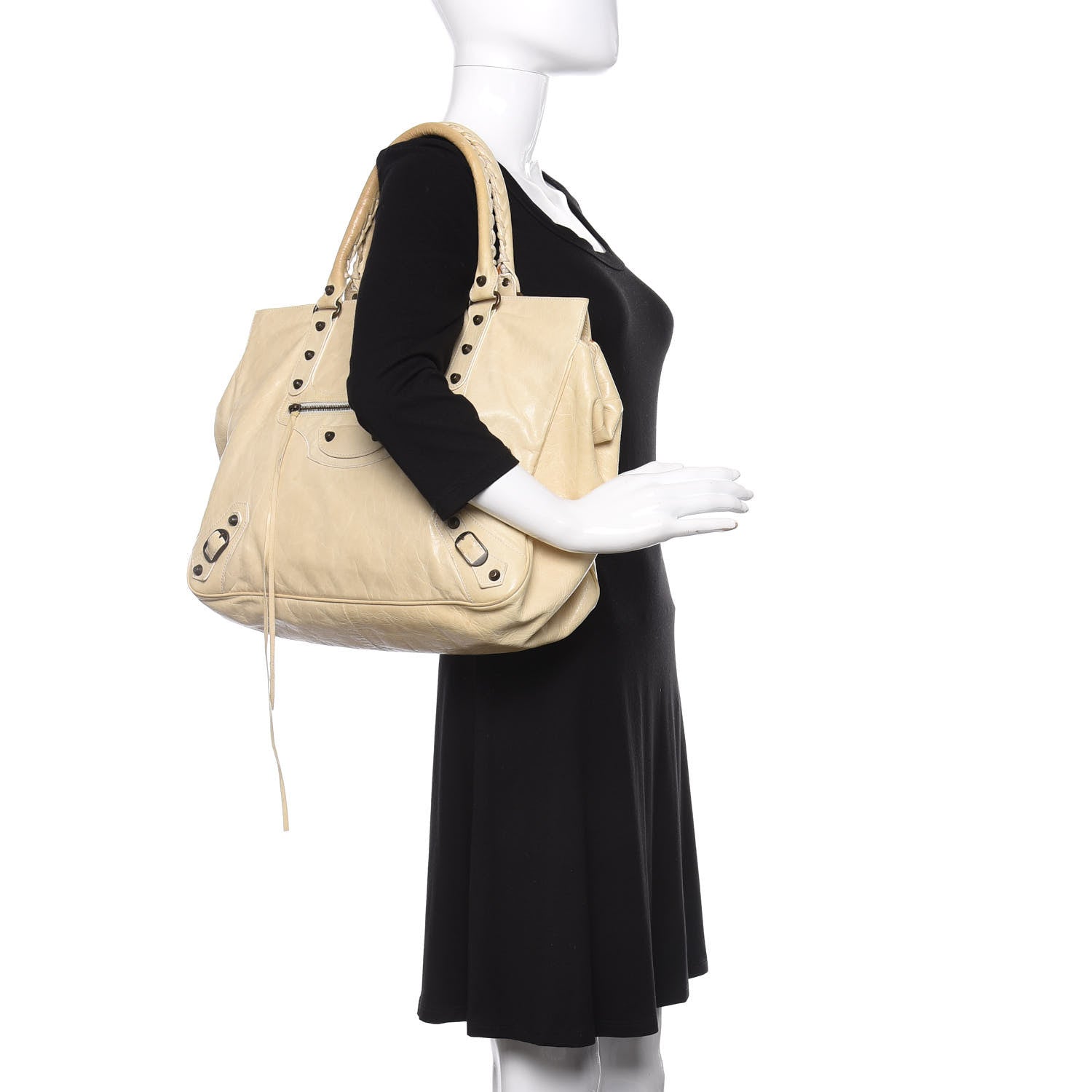 Balenciaga Chevre Shopper Tote Praline 2 of 13