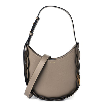 Chloe Small Grain Smooth Calfskin Small Darryl Hobo Motty Grey 1 of 10