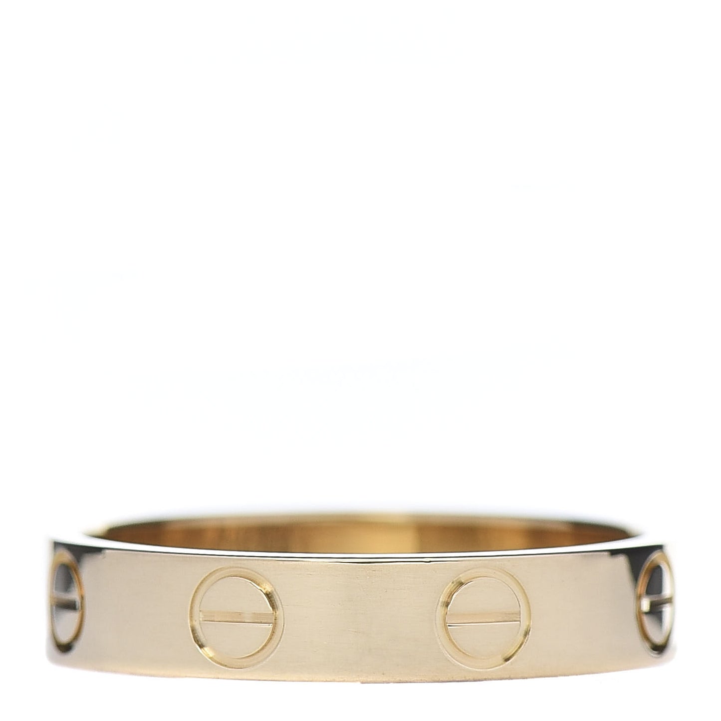 18K Yellow Gold 3.5mm LOVE Wedding Band Ring 51 5.75