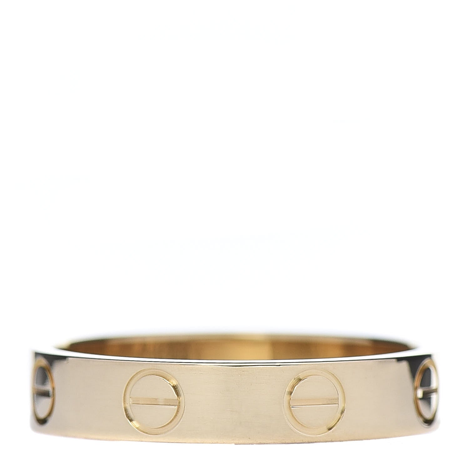 Cartier 18K Yellow Gold 3.5mm LOVE Wedding Band Ring 51 5.75 3 of 4