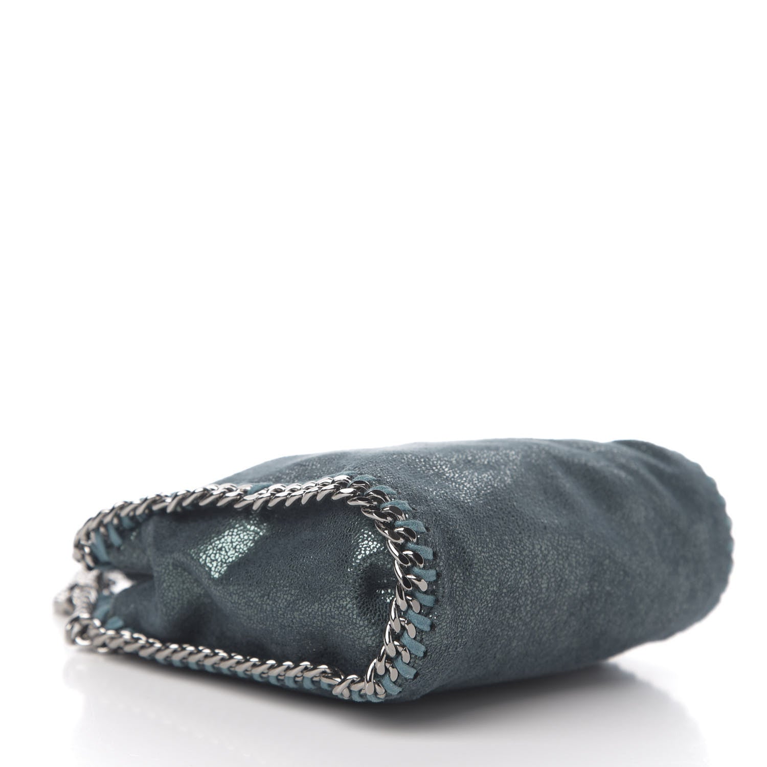 Stella McCartney Shaggy Deer Tiny Falabella Tote Petroleum 3 of 9