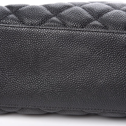 Chanel Caviar Quilted CC Shopping Tote Black 9 of 11