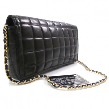 Chanel Lambskin East West Chocolate Bar Flap Black 3 of 12