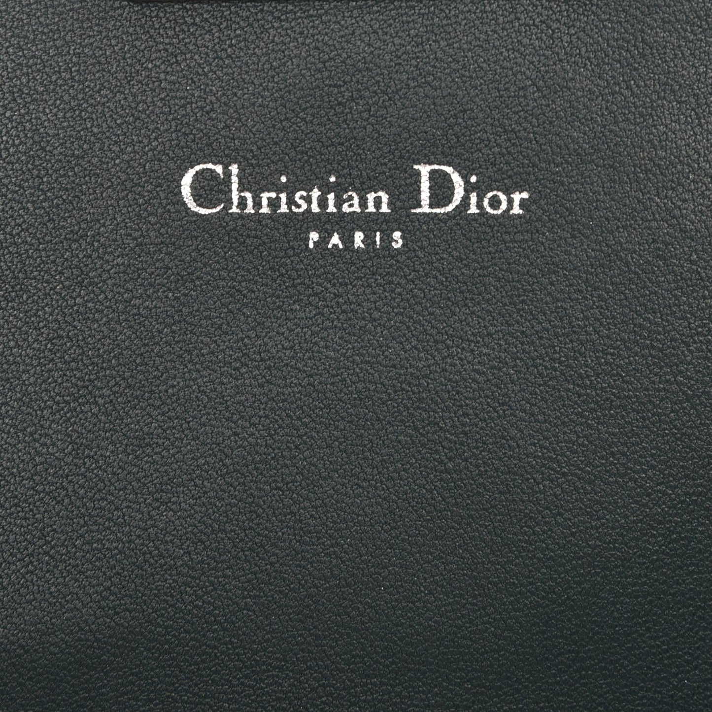 Lambskin Cannage Tri-Color Miss Dior Promenade Pouch Blue Celeste Deep Green