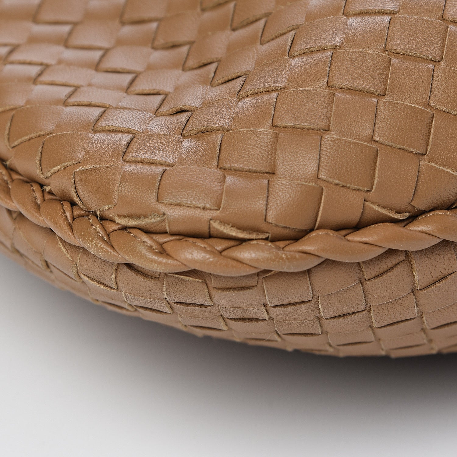 Bottega Veneta Nappa Intrecciato Large Veneta Hobo Camel 9 of 10