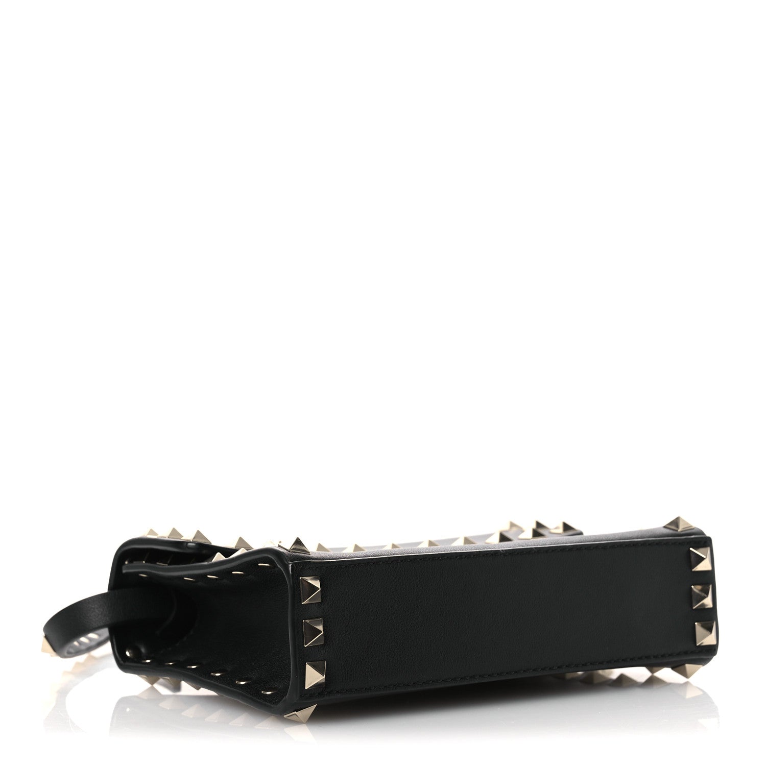Valentino Garavani Vitello Rockstud Flap Crossbody Bag Black 4 of 11