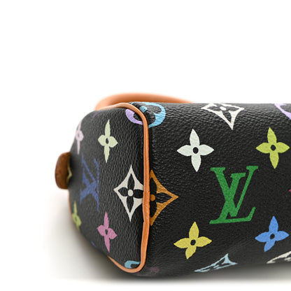 Louis Vuitton Monogram Multicolor Mini Sac HL Speedy Black 7 of 8