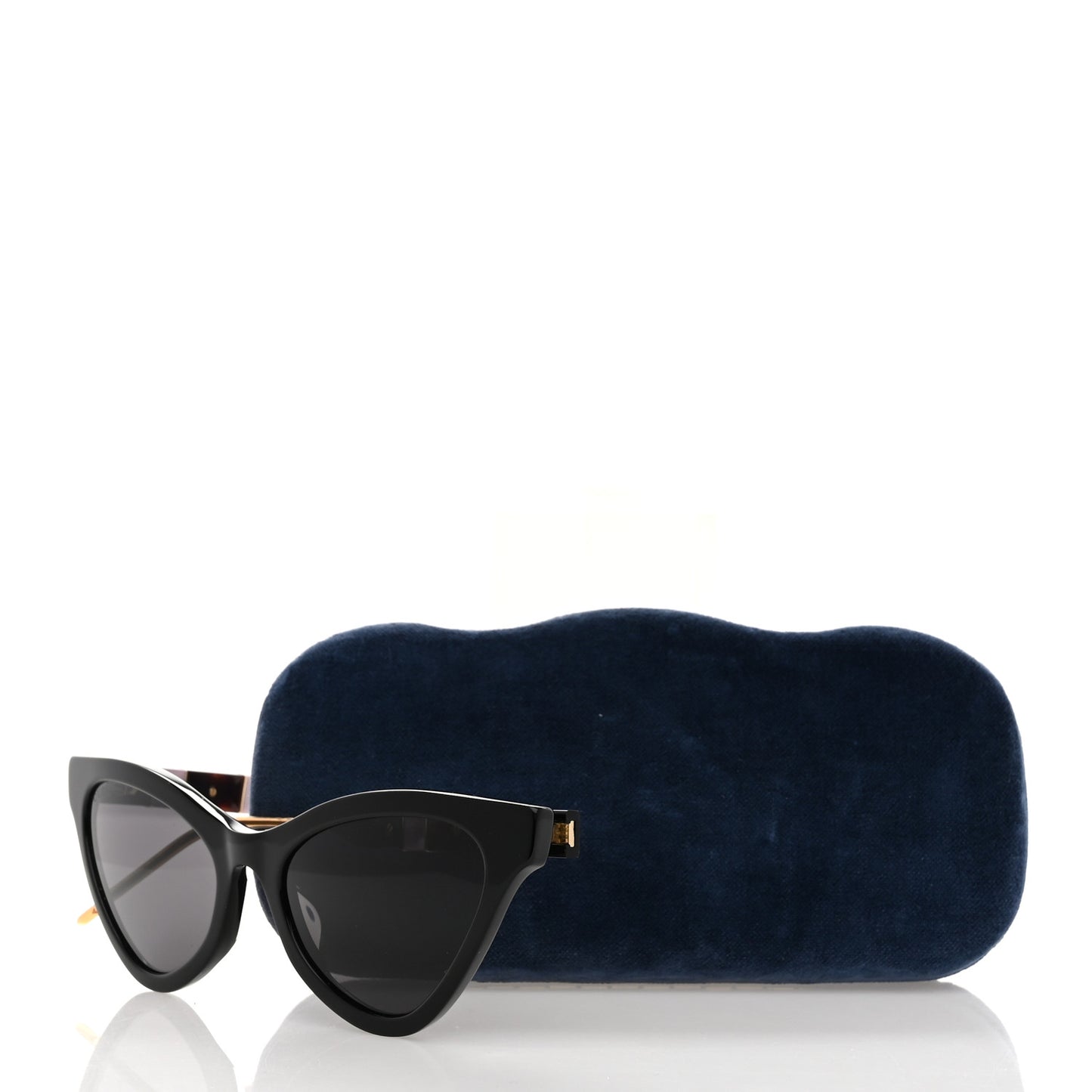 Acetate Cat Eye GG0708S Sunglasses Black