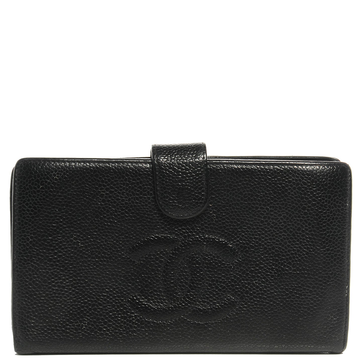 Caviar CC French Wallet Black
