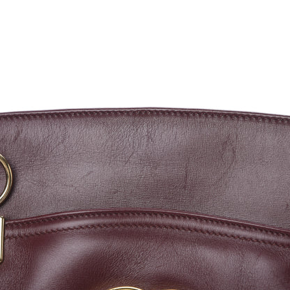 Gucci Vitello Palmellato Lux Large Arli Top Handle Bag Vintage Bordeaux 17 of 23
