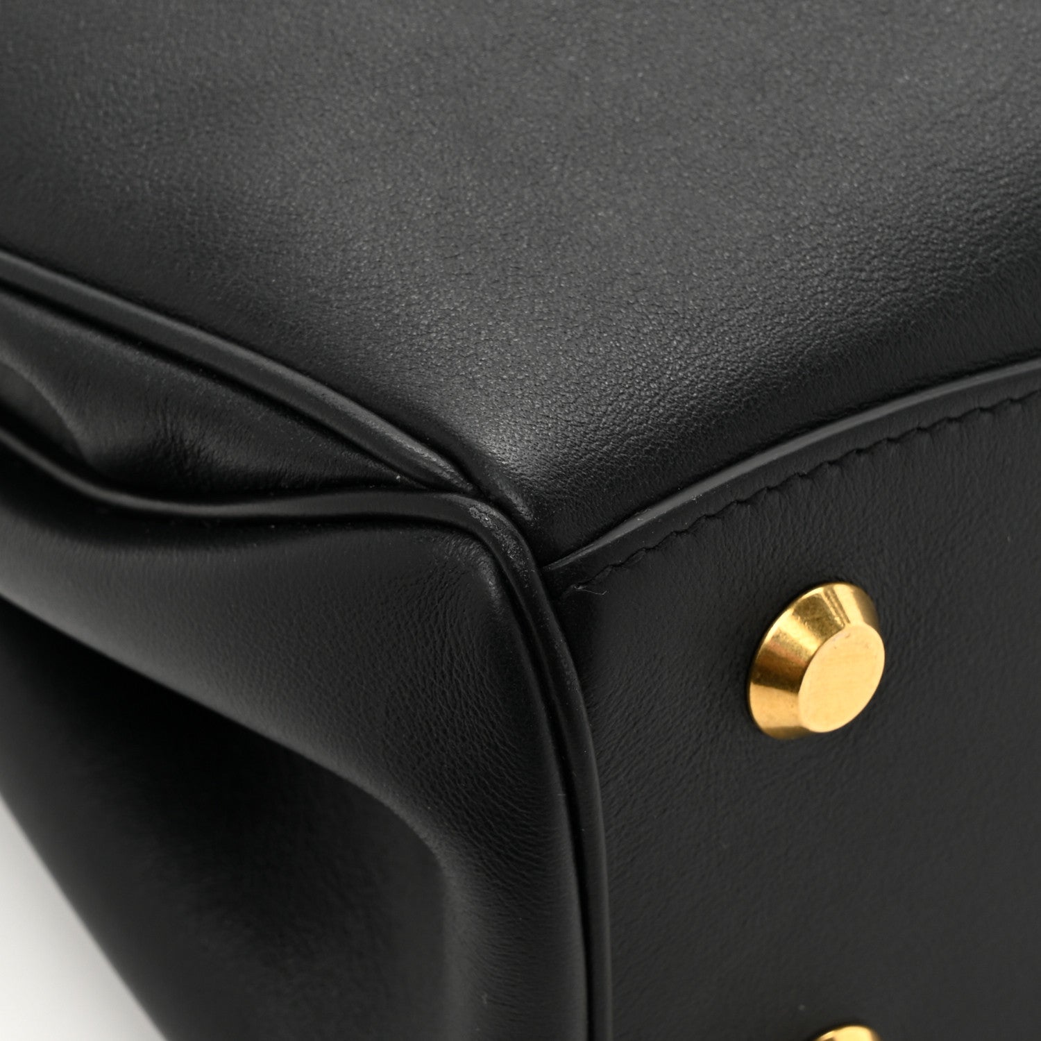 Balenciaga Natural Smooth Calfskin Medium Rodeo Top Handle Handbag Black 12 of 14