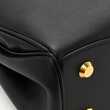 Balenciaga Natural Smooth Calfskin Medium Rodeo Top Handle Handbag Black 12 of 14