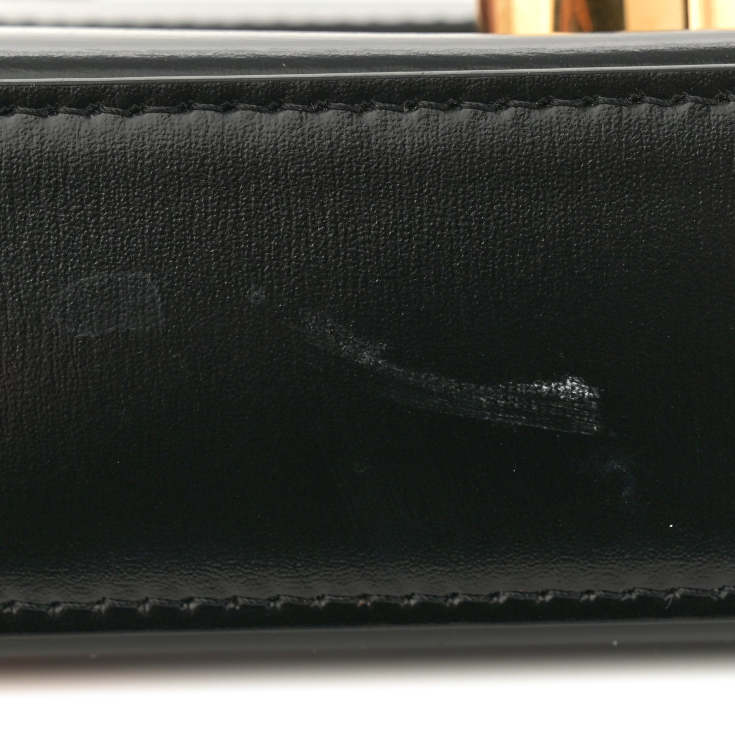 Shiny Calfskin Triomphe Shoulder Bag Black