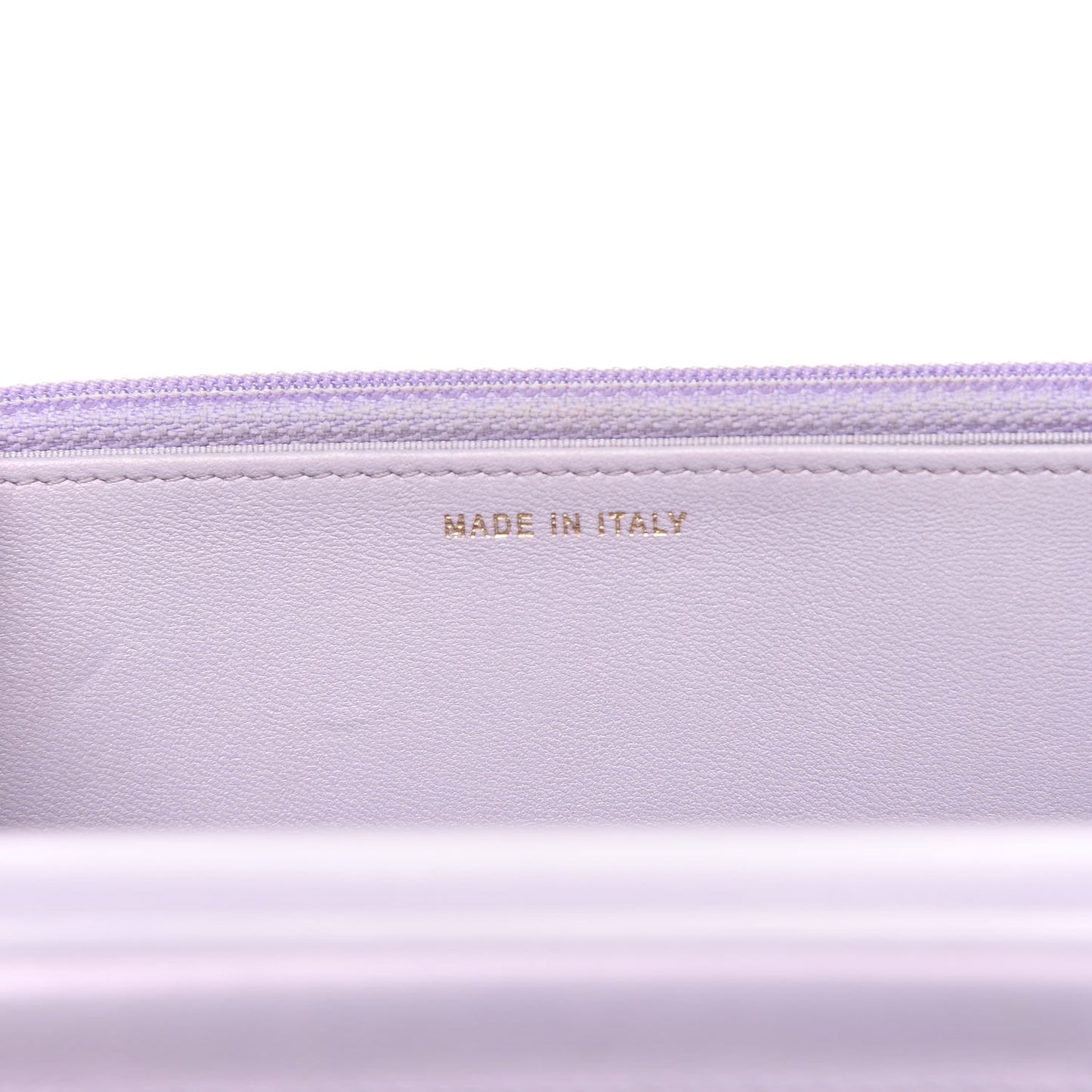 Patent Calfskin Quilted Boy Wallet On Chain WOC Purple